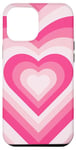 iPhone 15 Plus Aesthetic Pink Heart Coffee Latte Love Groovy Girly Case