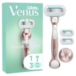 Gillette Venus Pro Smooth Sensitive Rakhyvel med 3 Rakblad