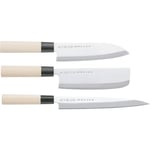 Knivset i balsabox, 3 delar