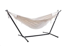 Vivere UHSDO8-00 Hamac Double avec Support Natural 250 x109 x 104 cm