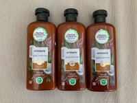 Lot 3 x Herbal Essences Bio Renew Hydrate Coconut Milk Vegan Shampoo 400ml