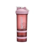 Portable Protein Shaker, 400ml Protein Drink Bottle, Ball Blender, Ideal for Protein Drinks, Smoothies and More