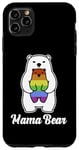 iPhone 11 Pro Max Mama Bear Rainbow Pride Gay Flag LGBT Mom Ally Women Gift Case