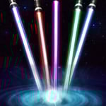 2st Lightsaber Cosplay 7 färg svärd Skalbara leksaker present - Perfet