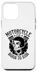 Coque pour iPhone 12 mini Moto Club Born To Run Vintage Biker Rider