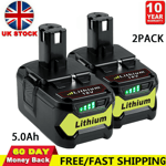 2Pack 5.5Ah For Ryobi P108 ONE+ Battery 18V Li-ion High Replace Battery RB18L50