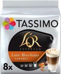 Tassimo L'OR Caramel Latte Macchiato Coffee Pods X8 (Pack of 5, Total 40 Drinks)