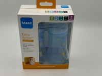 MAM Easy Active baby Bottle Fast Flow Twin Pack - Blue - Yellow Rabbit