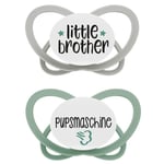 Nip nip ® Soother My Butterfly Green Special Edition, storlek 3 (16 - 32 månader), little bror / pruttmaskin