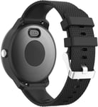 Abasic compatible with Garmin Vivoactive 4 (45MM) / Legacy Saga Darth Vader (45MM) / Legacy Hero First Avenger (45MM) Watch Strap, Premium Soft Silicone Watch Band Replacement Wristbands (22mm, Black)