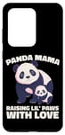 Galaxy S20 Ultra Panda Mama Raising Lil Paws With Love Cute Mom Bear And Cub Case