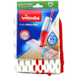 Vileda 1 2 Spray MAX Mop Refill Pack Microfibre Machine Washable Multi Surface