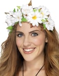 Diadem med Vita Tusensköna Blommor
