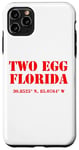 iPhone 11 Pro Max Two Egg Florida Coordinates Case