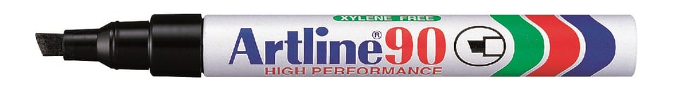 Artline Marker 90 5.0 Svart, 12 st