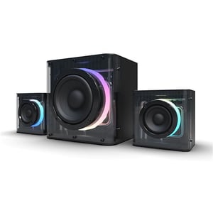 Enceinte Gaming Nova GS115 Cygnus - Bluetooth 5.3, RGB, Son Stéréo Puissant Avec Basses Renforcées | Pour PC, Smartphone, Tablette