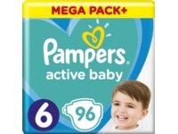 Pampers Active Baby blöjor 6, 13-18 kg, 96 st.