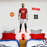 Beautiful Game Manchester United Football Club Bruno Fernandes 21/22 Player Wall Sticker + Man Utd Decal Set (120cm Height)