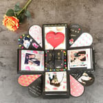 Love Explosion Box Diy Photo Album Scrapbook Burst Surprise Gift C
