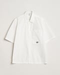 C.P. Company Short Sleeve Popline Shirt White