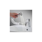 Douchette universelle facile pour lavabo, douche pour douche, siphon de cuisine, facile à installer, fixation avec bioadhésif, pratique et compacte