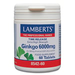LAMBERTS Ginkgo 6000mg - 60 Tablets