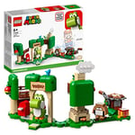 LEGO Super Mario Yoshi’s Gift House Expansion Set 71406 Building Kit; Collectible Toy Playset for Kids Aged 6 and Over, Featuring 2 Figures to Combine with a Starter Course (246 Pieces)