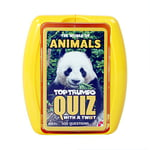 Top Trumps The World of Animals Quiz Game, 500 questions to test your knowledge and memory on dogs, lions, elephants, monkeys, snakes and tigers, gift and toy for boys and girls aged 8 plus