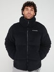 Columbia Men's Puffect Sherpa Jacket - Black, Black, Size 2Xl, Men