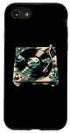 Coque pour iPhone SE (2020) / 7 / 8 Platine vinyle DJ Camouflage – Amoureux de musique vintage