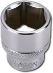 6-kantshylsa 3/8" 17 mm - Flank Drive
