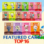 Carte Amiibo Animal Crossing, 16 Pièces Top16 Jeu Cartes De Villageois De Caractères Rares Pour Animal Crossing New Horizons