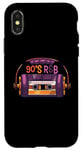 Coque pour iPhone X/XS Vibe Retro Cassette Tape Old School 90s R & B Music RnB Fans