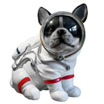 Prodbuy Home 'Space Dog' French Bulldog Ornament - Dog In Space Suit - Cute Resin Funny Frenchie Figurine