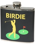 Lommelerke med Golfmotiv i Rustfritt Stål 11x9,5 cm