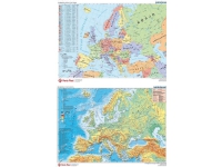 Panta Plast Dubbelsidigt underlag med karta över Europa - 196090