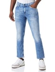 BOSS Men's Delaware BC Crop-C Jeans Trousers, Bright Blue, 34 W/32 L