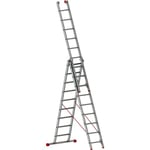 Jumbo super pro kombistege 3-delad 6,1 meter - 3x9 steg