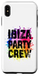 Coque pour iPhone XS Max Ibiza Party Crew coloré | Citation de vacances d'équipe 2024
