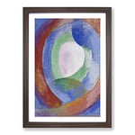 Big Box Art Robert Delaunay Forms Framed Wall Art Picture Print Ready to Hang, Walnut A2 (62 x 45 cm)
