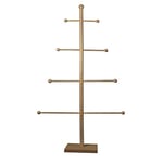 Rayher Arbre présentoir en bois, nature, set 17 pces., 93x52x18cm, 4 branches, porte-bijoux, calendrier de l’avant -62582000