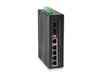 LevelOne Routeur filaire IES0610 Gigabit Ethernet (10/100/1000) Noir Connexion Ethernet, supportant l alimentation via ce port (PoE) Commutateurs