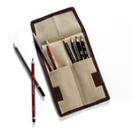 Canvas Pocket Pencil Wrap 12 Pencils Storage Capacity Professional Quality 2300