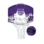 Wilson Mini NBA-Team Basketball Hoop, SACREMENTO KINGS, Plastic