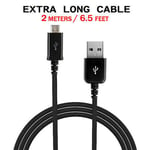 2m / 6.5ft Long MICRO USB Power Charging Cable for Amazon Fire TV Stick / 4K