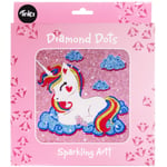 Diamond Dots Unicorn 18x18cm