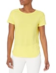 Amazon Essentials Women's Studio Relaxed-Fit Lightweight Crew Neck T-Shirt (Available in Plus Size), Bright Yellow, M