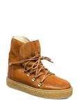 Lola Wool *Villkorat Erbjudande Shoes Wintershoes Ankle Boots Laced Brun Pavement