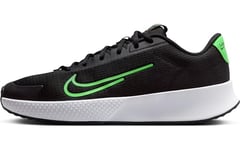 Nike Men's M Vapor Lite 2 Hc Tennis Shoes, Black Poison Green White, 5.5 UK
