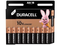 Duracell alkaline AA batteries 18 pcs.